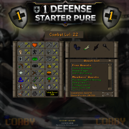 Pure | NO EMAIL SET | MITH GLOVES  | 1 Def 30 Atk 30 str 36 Rng 12 Hp 1 pray 1 Mgc | 22 CB - 4hh78r 1